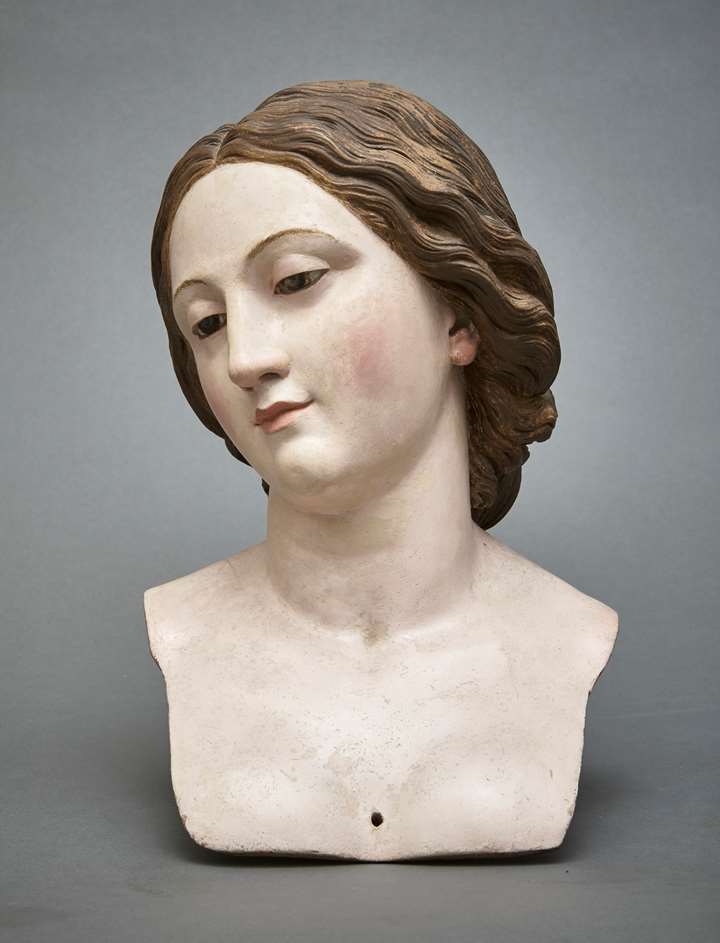 A Processional Bust of a Female Saint